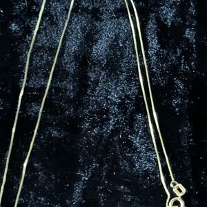 10K Solid Yellow Gold Box Chain Necklace 18” |Classic Fine Jewelry |